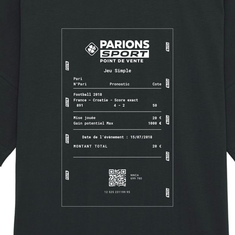 T-Shirt Club 2018 Noir T-Shirt Club 2018 Noir
